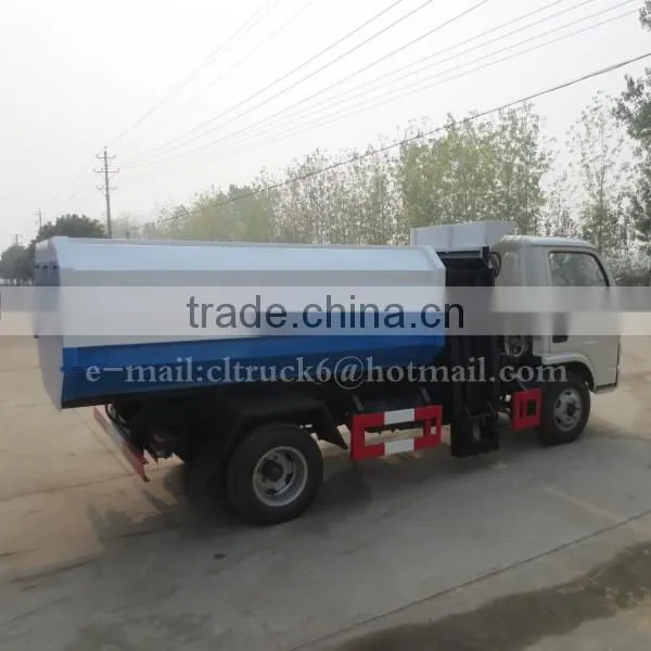 DONGFENG 4*2 Hanging Barrel Refuse Truck 5m3