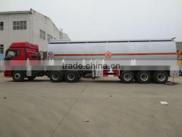 CLW 49000 Liters 3 Axle Oil truck Semitrailers with FAW 390HP Tractor