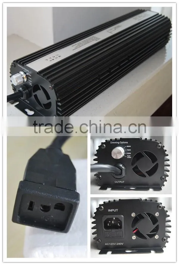 Hydroponics grow light electronic ballast,1000 watt digital ballast hps mh