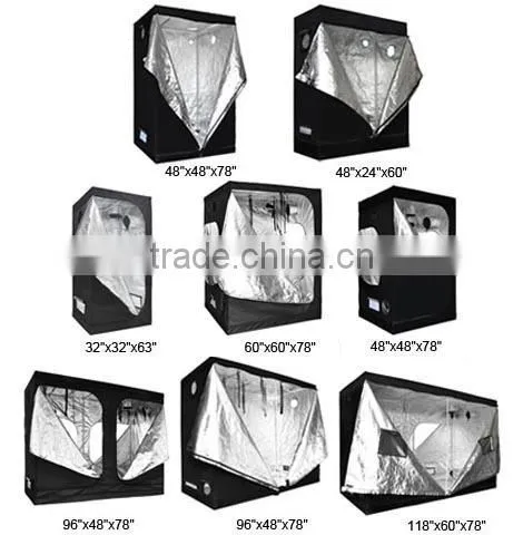 2016 high quality green cultured grow tent./mylar indoor grow tent/commercial hydroponics greenhouse tent