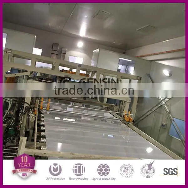 Sound Barrier 10 Years Guarantee of Yellowing 12mm Polycarbonate Solid Sheet