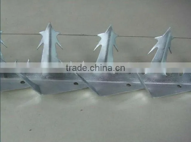 High security stainless steel security Razor spike used on top of wall & fence