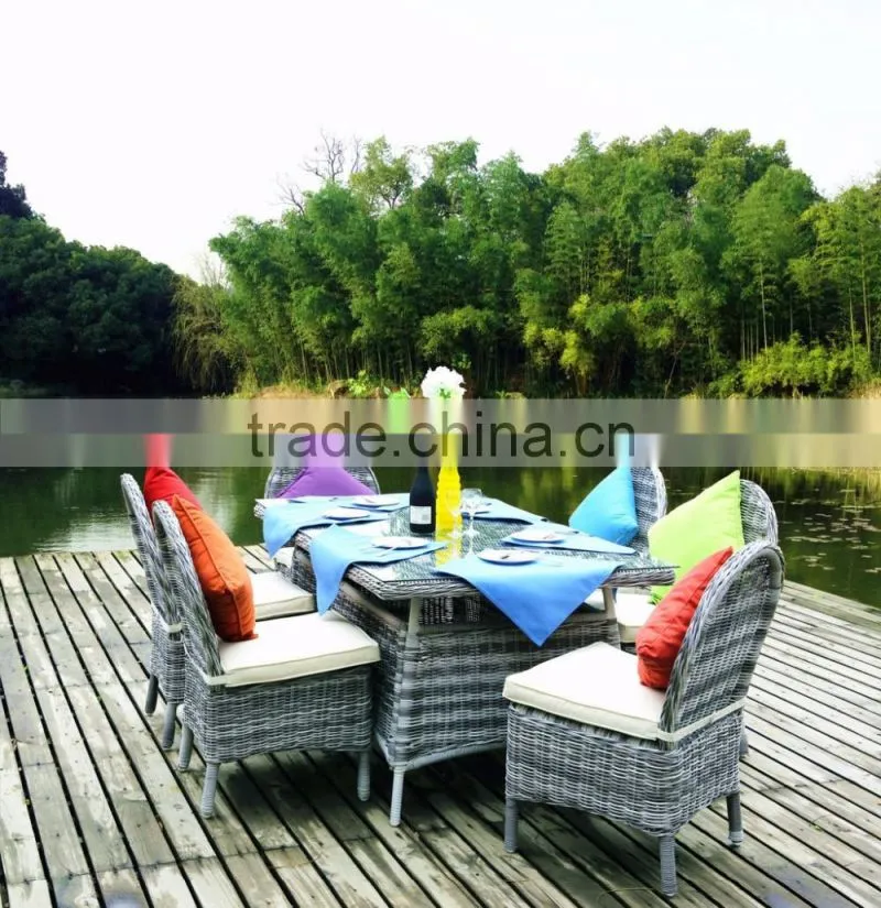 Audu Modern Waterproof Sydney Patio Dining Set,Wicker Dining Set
