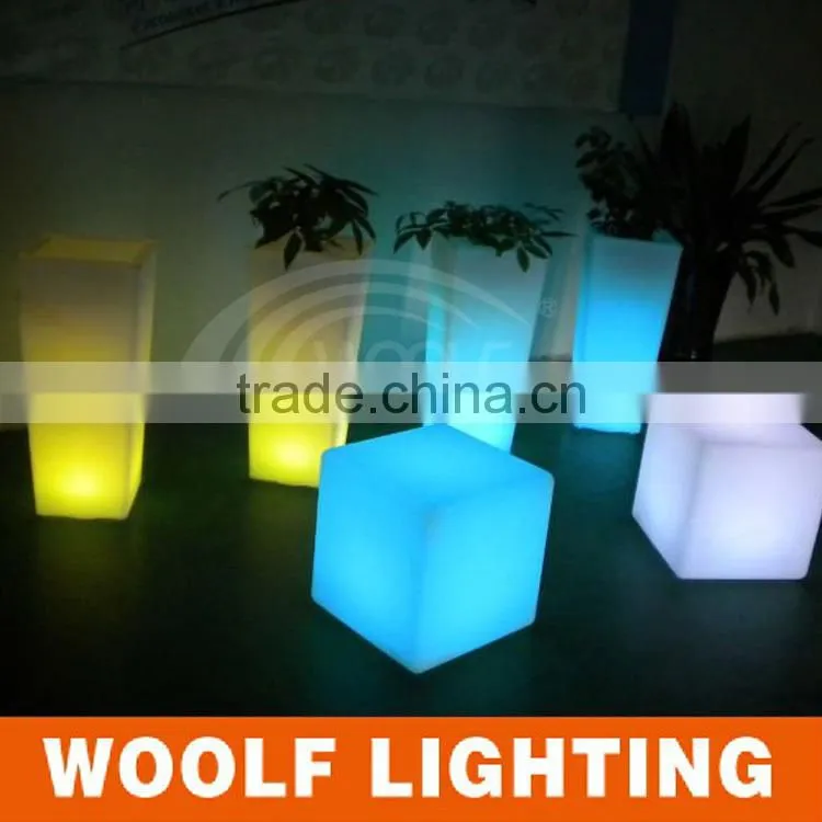 led light flower pot/indoor led flower pot