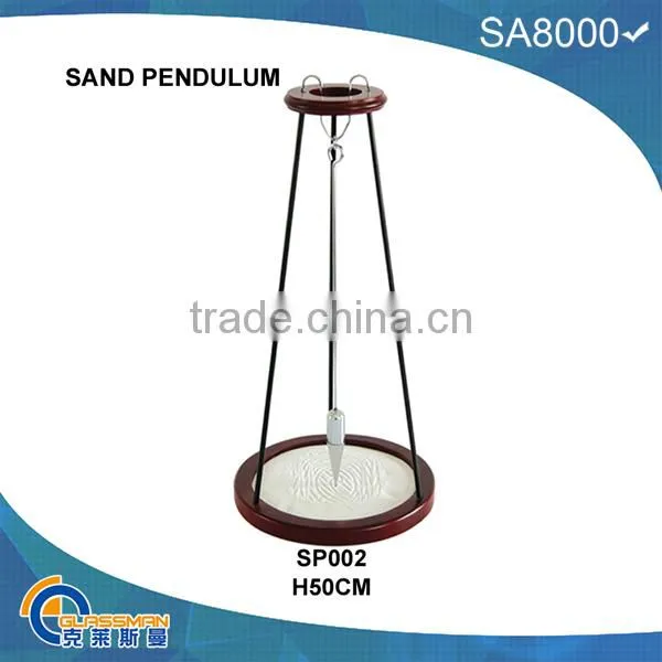 SP011,pit and sand pendulum crafts clever games fancy sand pendulum for decoratiom