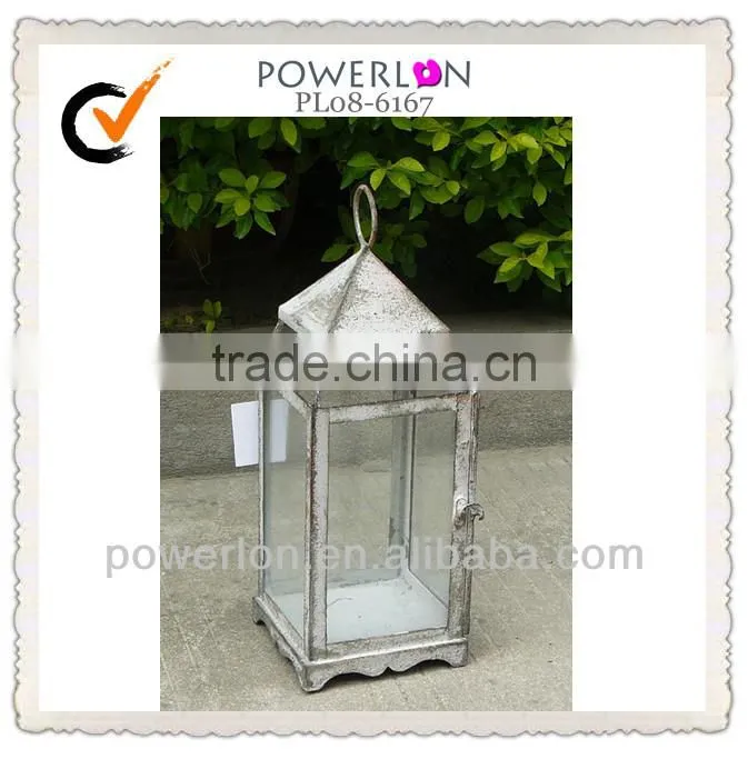 Antique Moroccan Metal Candle Lantern For Garden Decoration