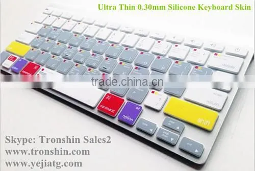 Custom Made Laptop Accessories Keyboard Protector Cover Skin with Eco-friendly Silicone Materials