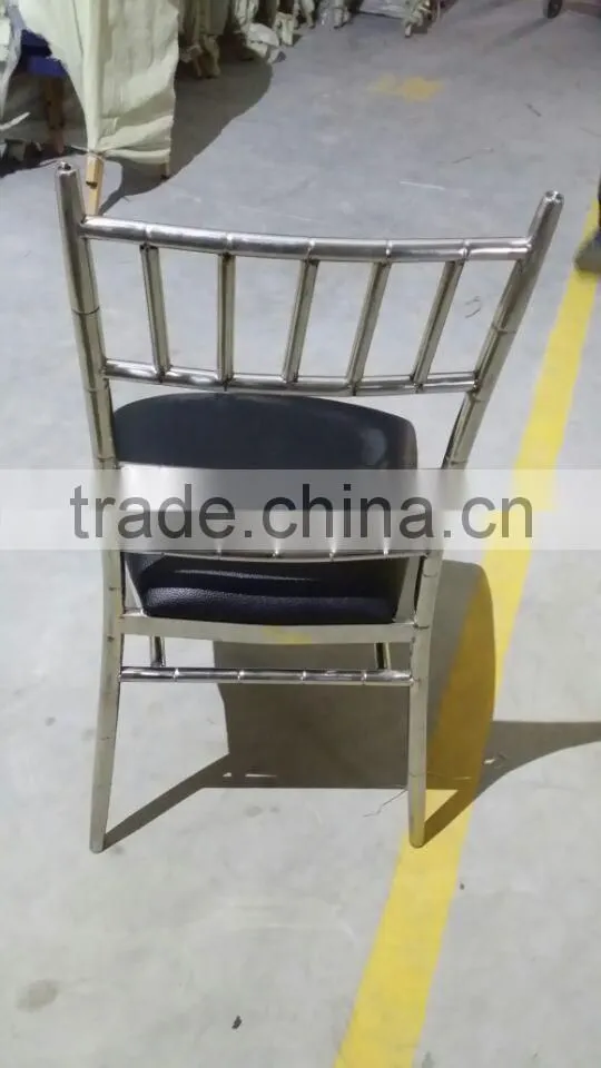 Cheap modern Steel chiavari dining chairs