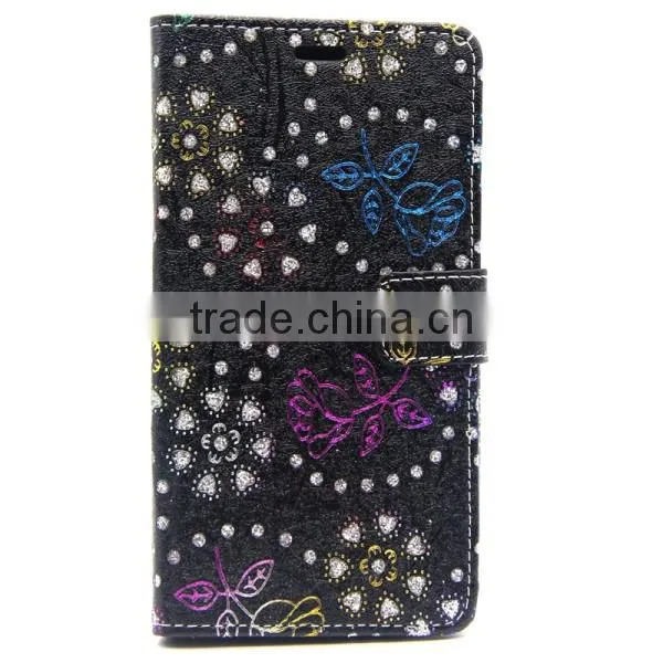 Cheap mobile phone case PU leather phone shell flip leather foldable case for Wiko Lenny