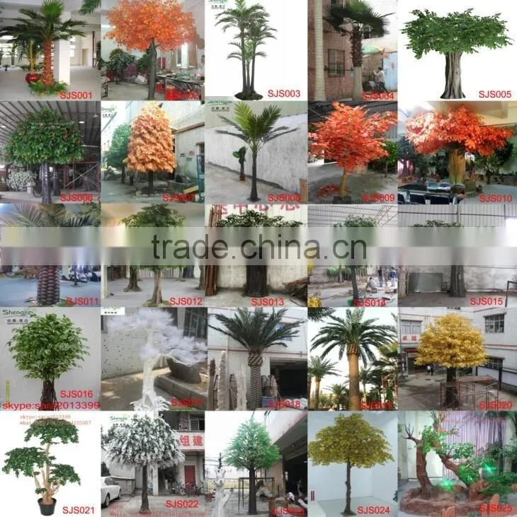 SJ12001119 Dried plam tree leave/artificial big leaves