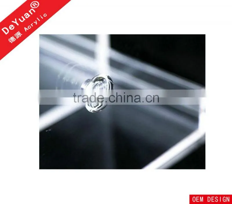 Top Grade Custom Transparent Acrylic Shoes Box With Drawer