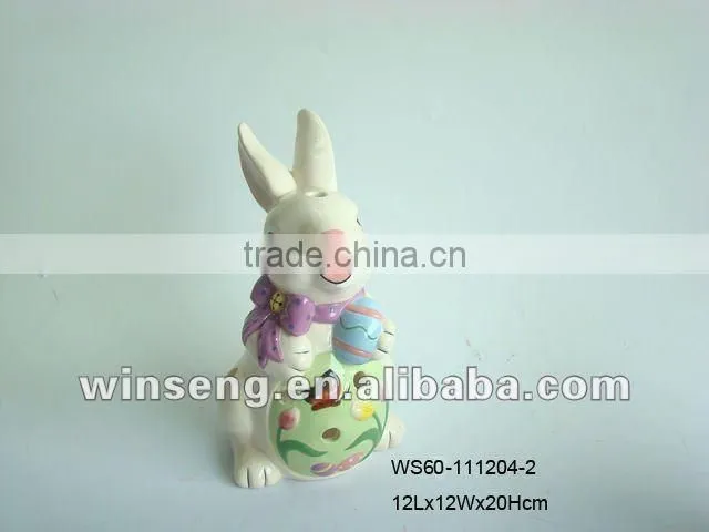 Ceramic Easter Rabbit Shape catalytic Oil Burner