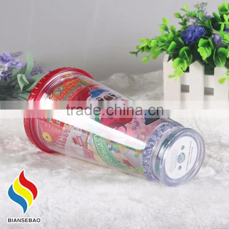 led flashing plastic cup