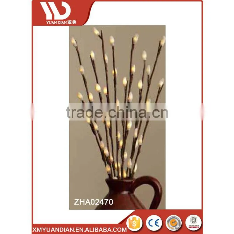Polyresin Decoration Artificial Led Flower Solar Powered Light