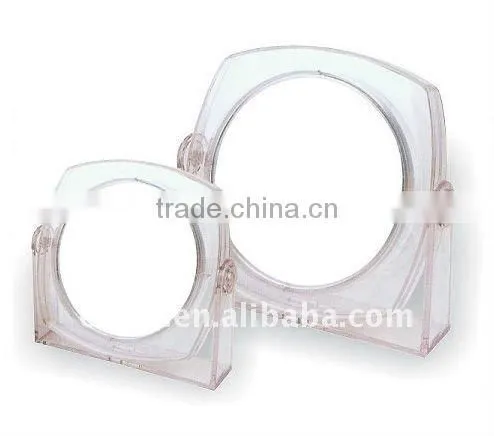 2011 rectangle double and sliver plastic Cosmetic Mirror