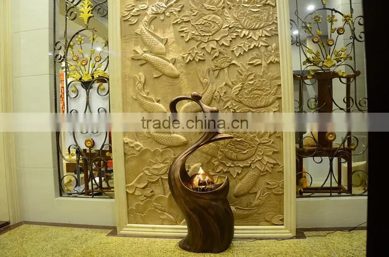 running water craft,artwork fountain,water artware