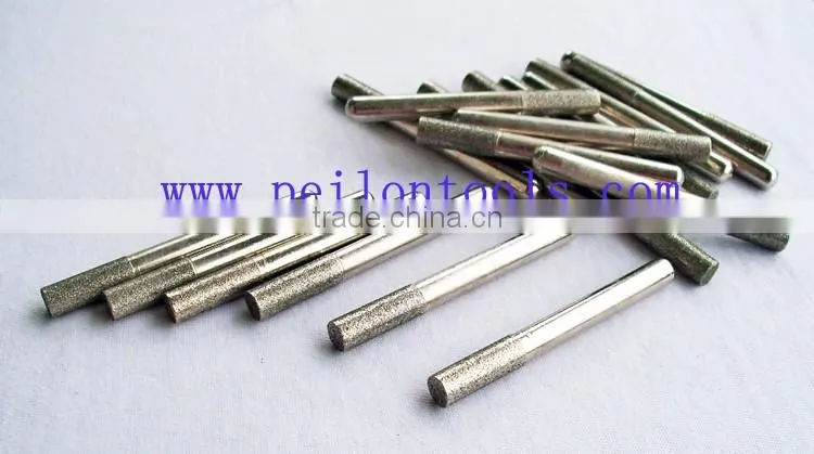 Mini Jade Stone Carving Grinding Head CNC electroplated Diamond mounted point tools