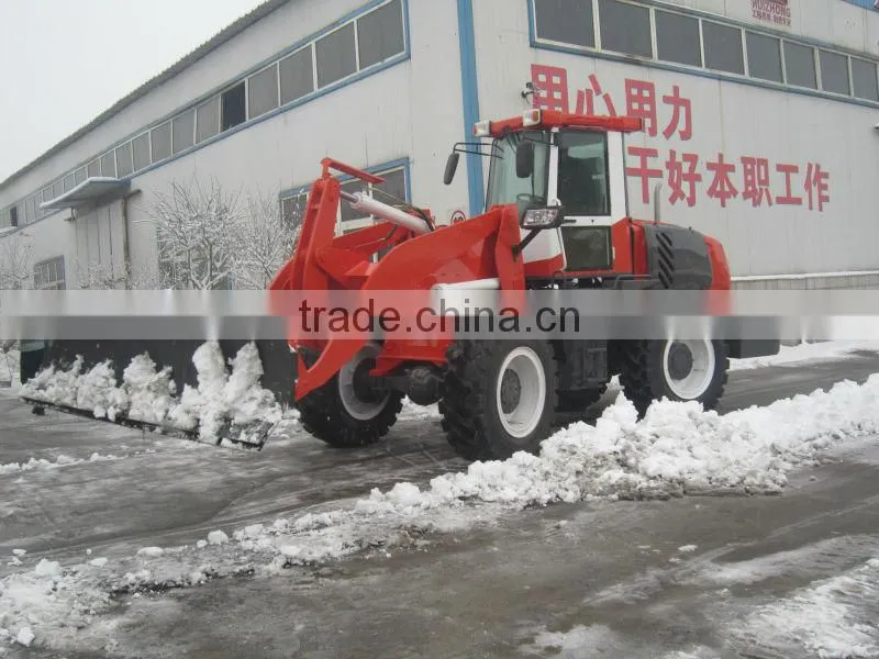 zl30 hot sale strong power push snow shovel wheel loader with CE