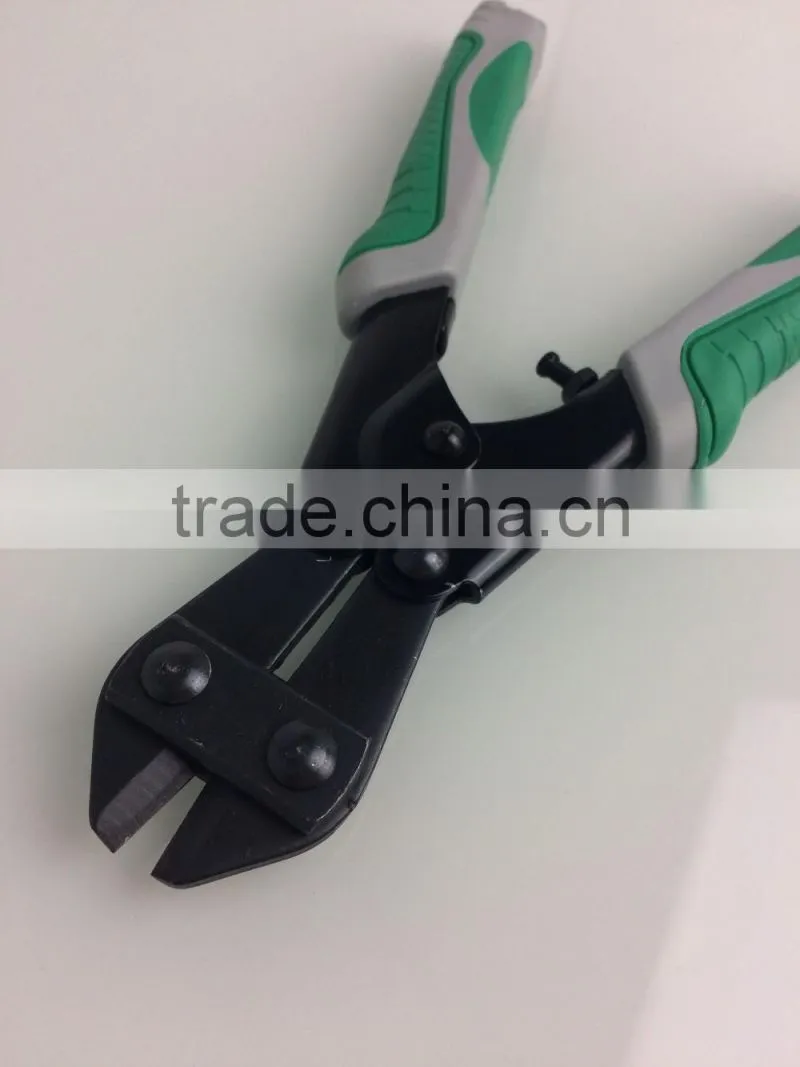 Dual colors 45 degree CRV steel mini bolt cutter for sale
