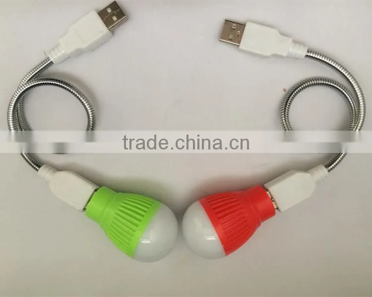 The USB metal hose LED desk lamp