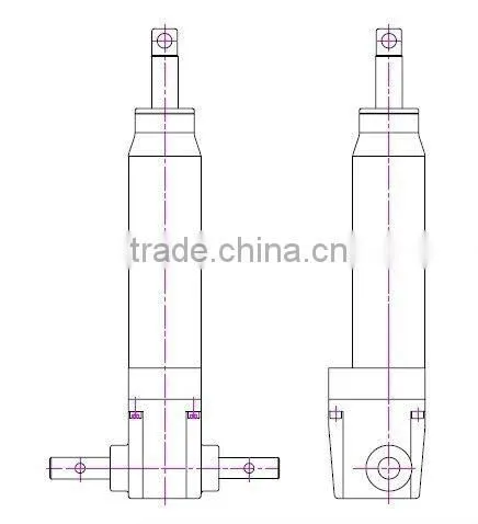 Examination couches mater hydraulic actuators for hospital beds,home care beds,patient lifting device