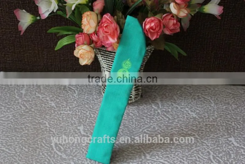 Cloth bamboo hand fan bag as gift pouch or packing