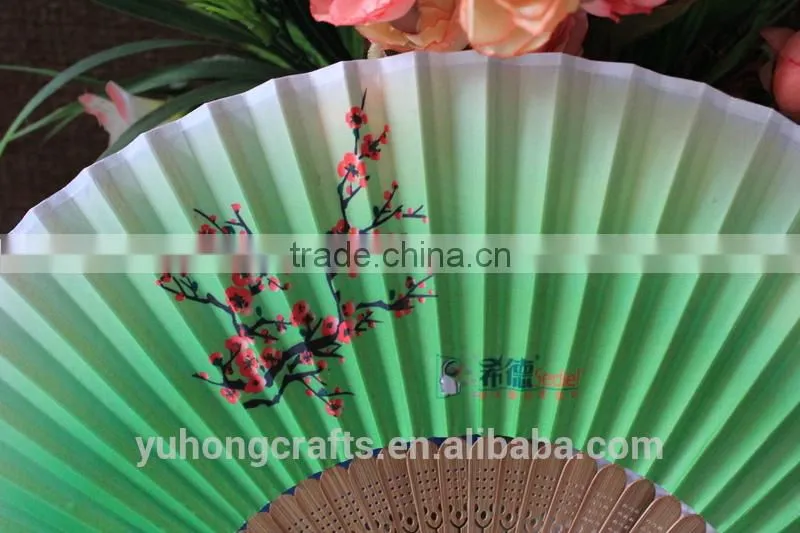Custom Japanese cloth fan for promotion