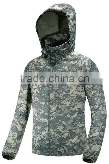 Unisex Spring Super Light 100% Nylon Water-Proof & Wind-Proof Outdoor Jacket