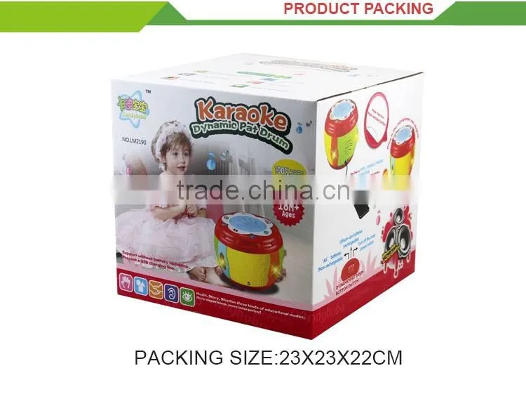 Baby early educational baby play electric toy musical drum set