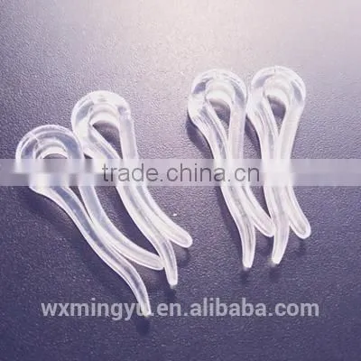 Garment Accessories Plastic transparent shirt u clip plastic clip for shirt package
