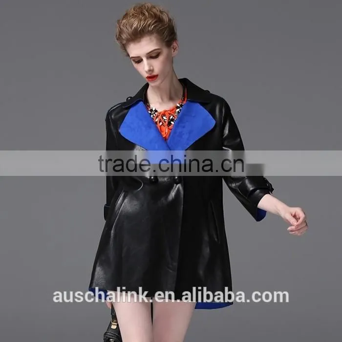 new arrival fashion women waterproof pu sexy leather jackets customized