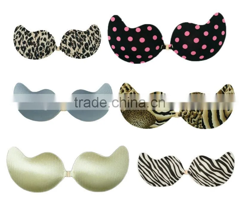 lightweight sexy invisible deep V gel bra