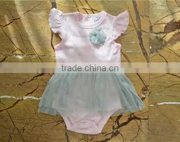 New Pattern Cotton Boutique Girl Clothing Baby Girl Romper