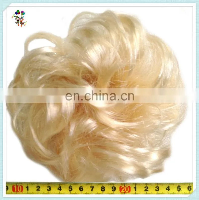 Natural Colors Kids Dome Scrunchy Bun Synthetic Hair Pieces HPC-0125