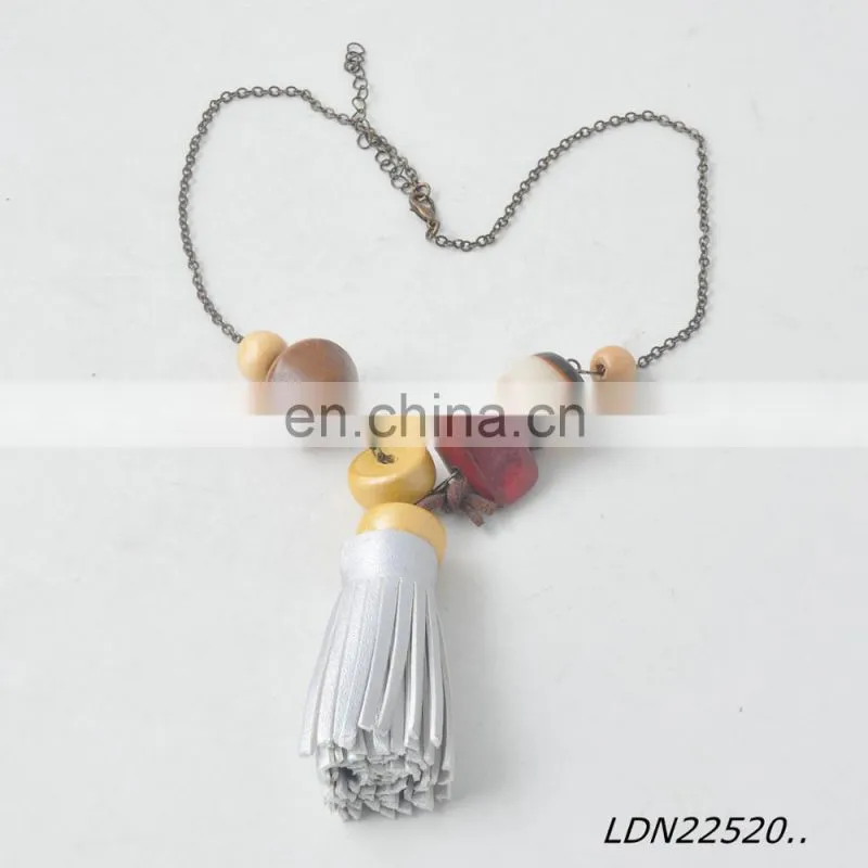 Latest Design Beads Necklace Fringe Necklace
