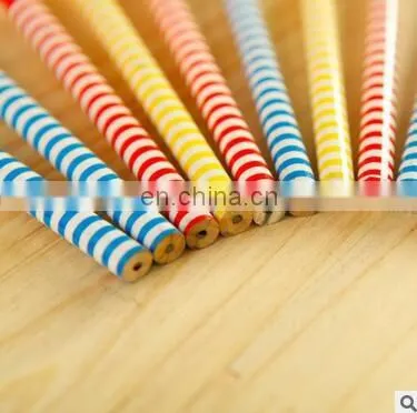 cute cartoon series wooden pencil with eraser stationery set Kid gift set Wholesale
