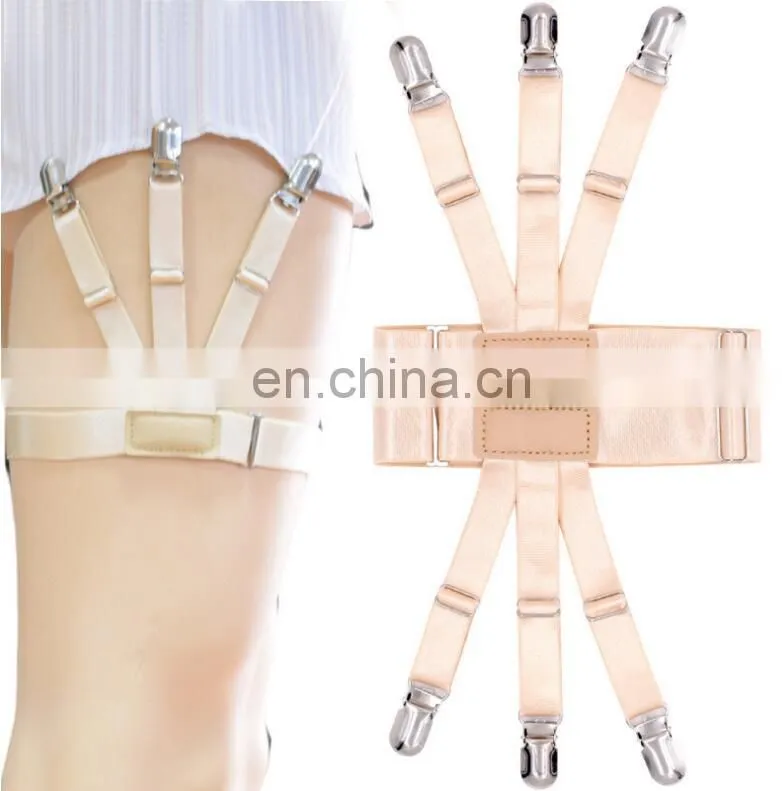 2017 newline design fashion suspenders garters shirt garters