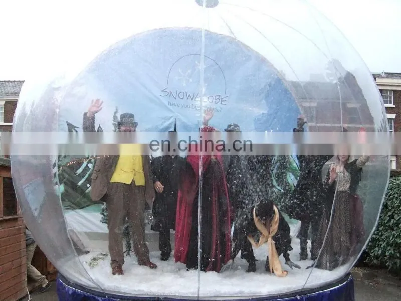 interesting !!inflatable snow globe for decoration,snow globe for Christmas ,giant snow globe