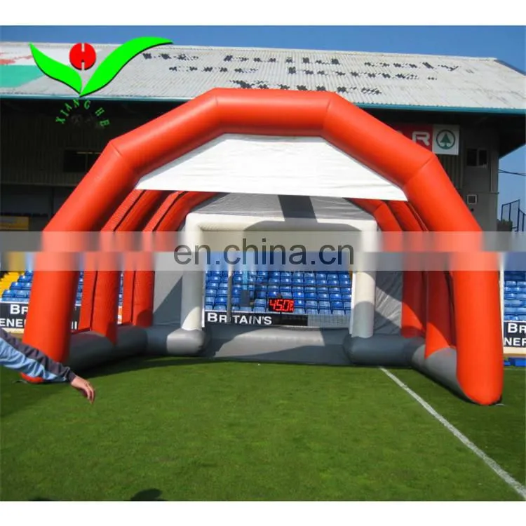 Commercial adult inflatable tennis court tent with goal