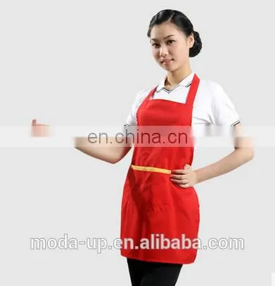cotton kitchen apron with custom logo high quality from China