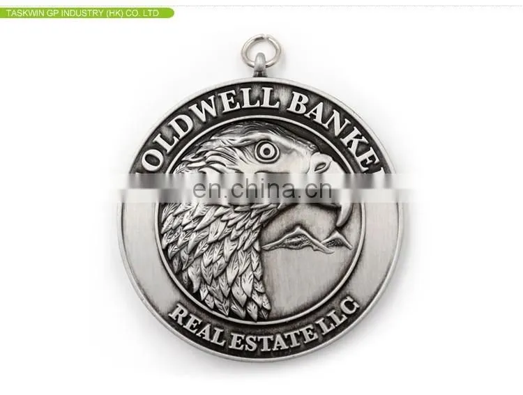 Latest design personalized award metal medal for banker and real estate