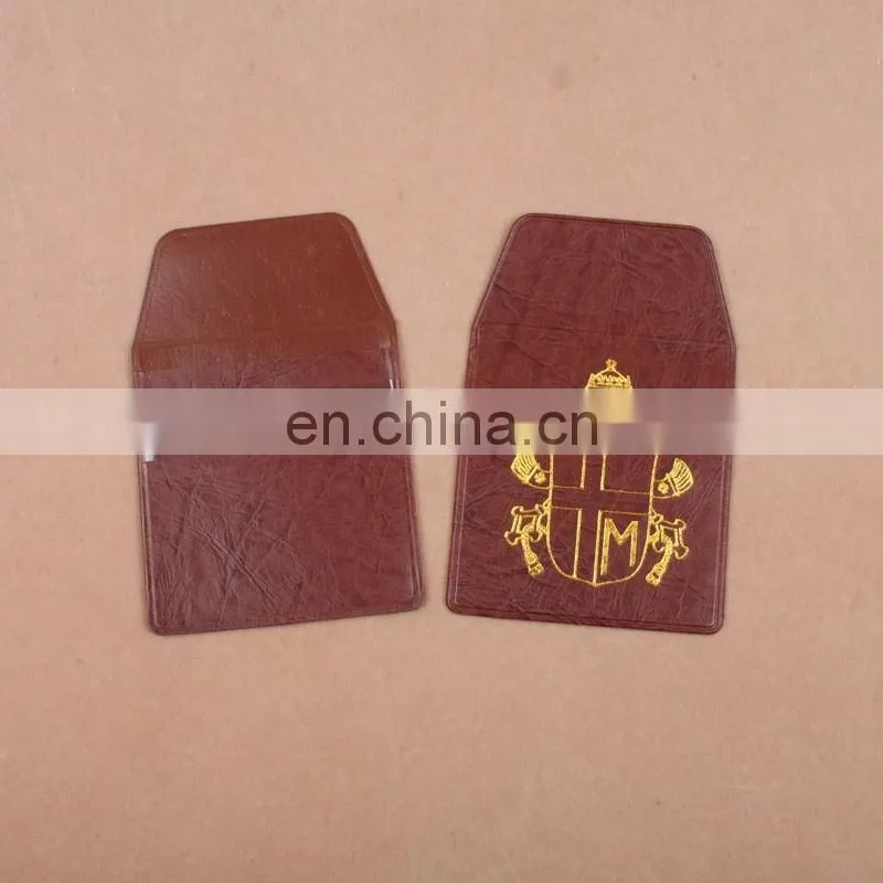 Hot selling custom logo PVC business name card holder