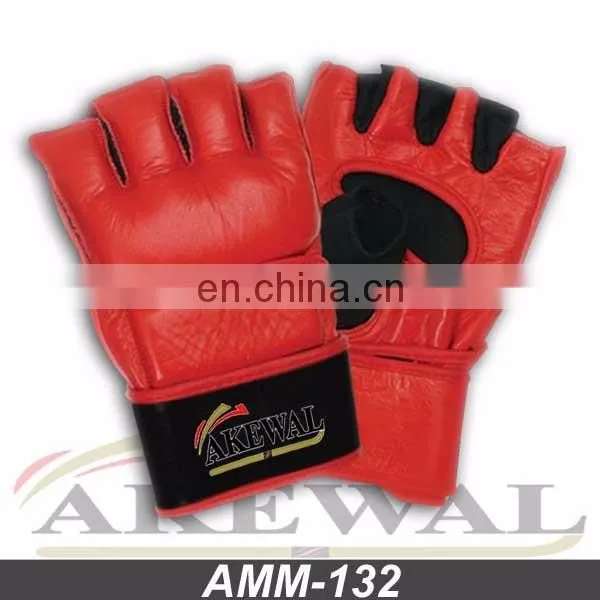 MMA Gloves Cowhide Leather