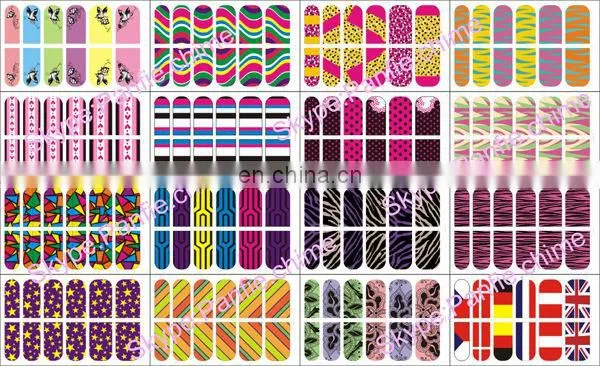 hot sale self adhesive populer cheap nail stickers