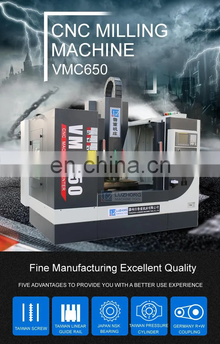 Milling CNC VMC650 4 Axis CNC Milling Machine Vertical