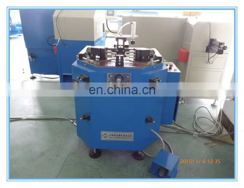 MMCNC press machine for aluminium/corner combining machine for aluminium frames profiles lzj-120