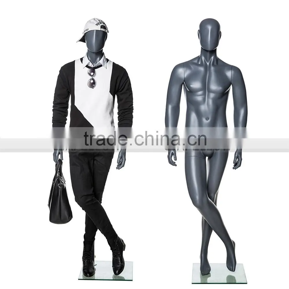 Full Body Fiber Glass Male Mannequin with abstract head sale