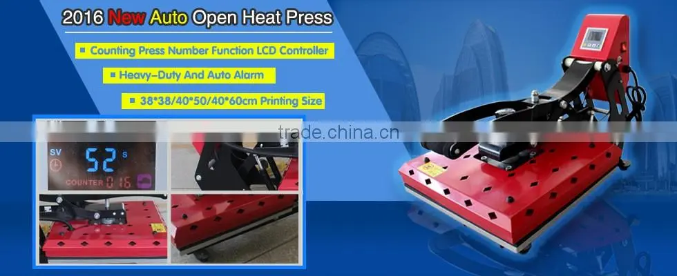 Fujian Colorking semi auto open Heat Transfer Press Machine Cap Sublimation Hot Press Printing Press