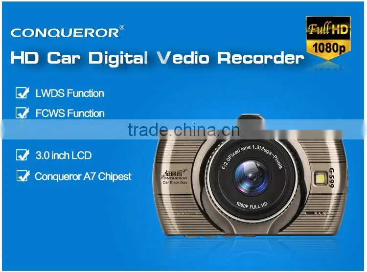 2016 newest FullHD 1080P Recording/ 170 wide view angle/WDR Car Black Box