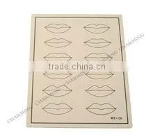 Latest permanent makeup black tattoo practice skin